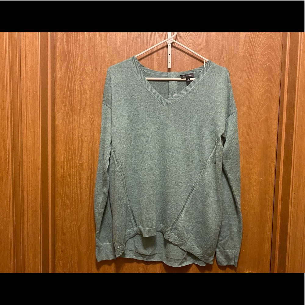 NWT The Limited V-Neck Back Zip Sweater